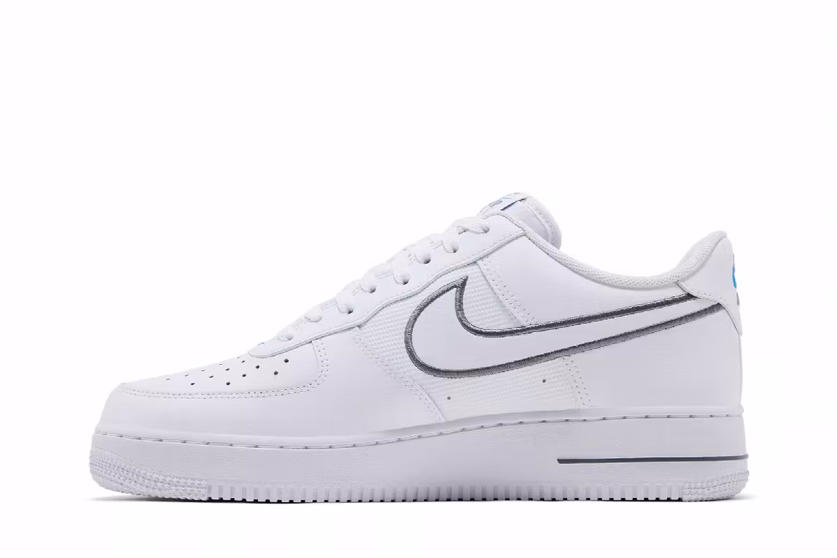 Nike Air Force 1 Low Cool Grey Photo Blue, view 4