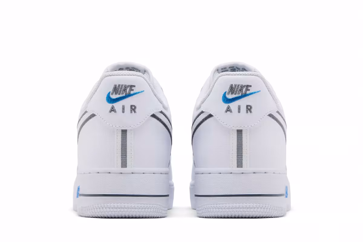 Nike Air Force 1 Low Cool Grey Photo Blue, view 7