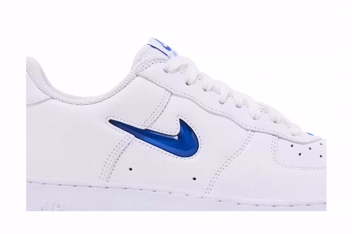 Nike Air Force 1 Jewel Color of the Month - White Hyper Royal, view 3