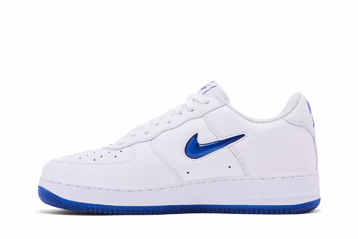 Nike Air Force 1 Jewel Color of the Month - White Hyper Royal, view 4