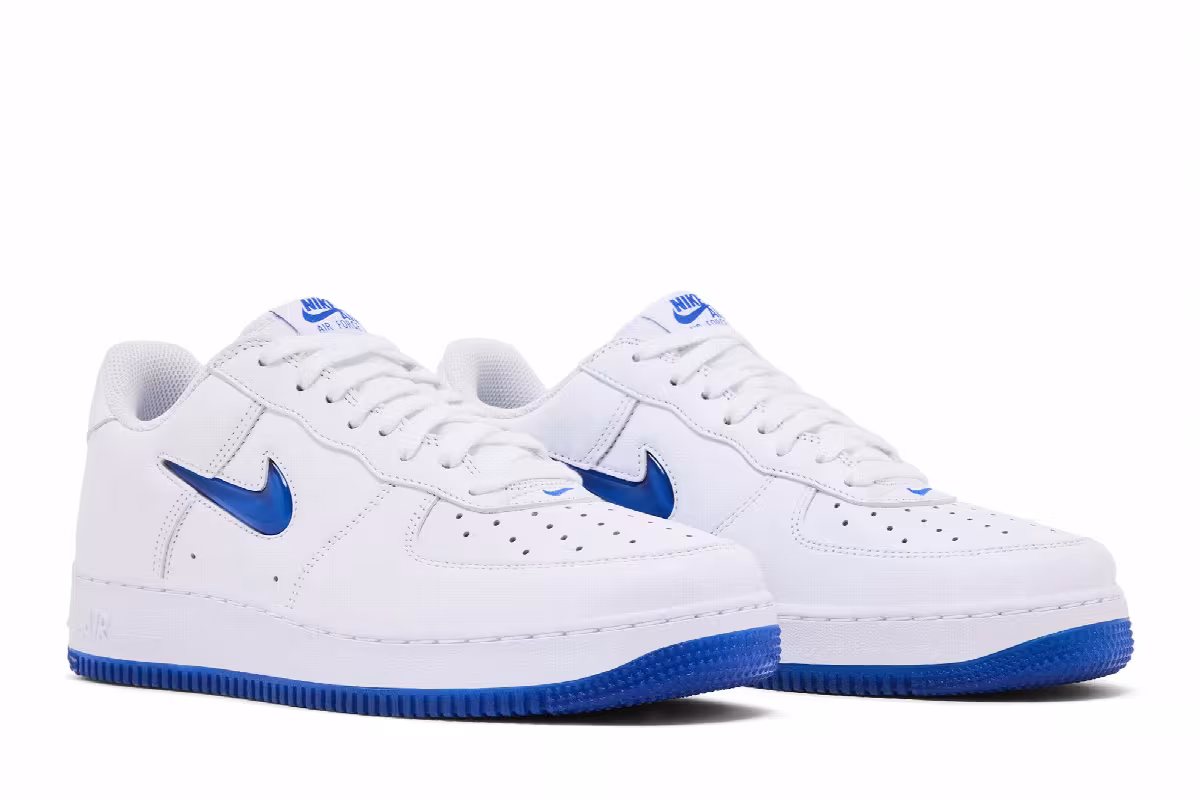 Nike Air Force 1 Jewel Color of the Month - White Hyper Royal, view 9