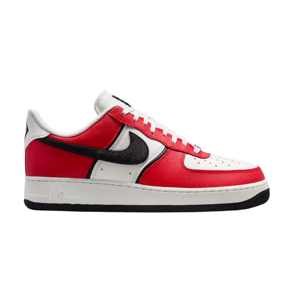 Nike Air Force 1 Low University Red Sail Black
