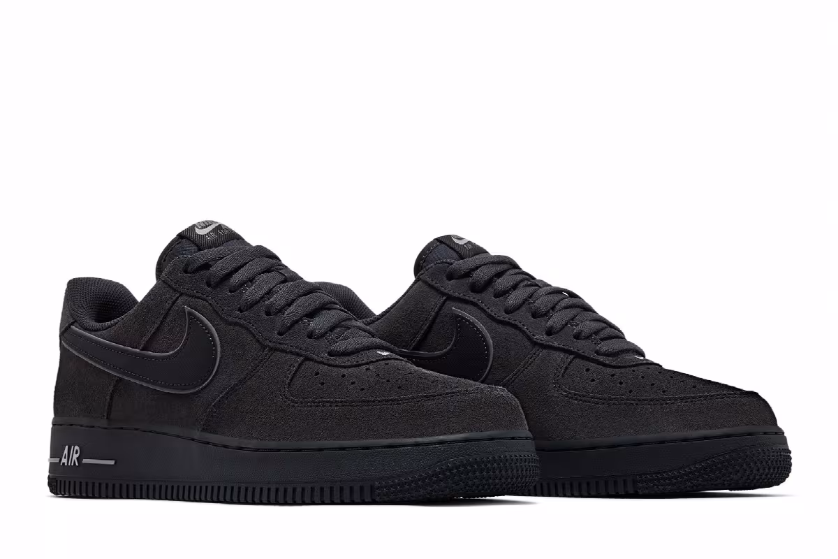 Nike Air Force 1 07 LV8 Grey Anthracite, view 9