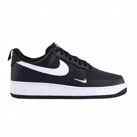 Nike Air Force 1 '07 Lv8 'Carbon Fiber Swoosh Black White'