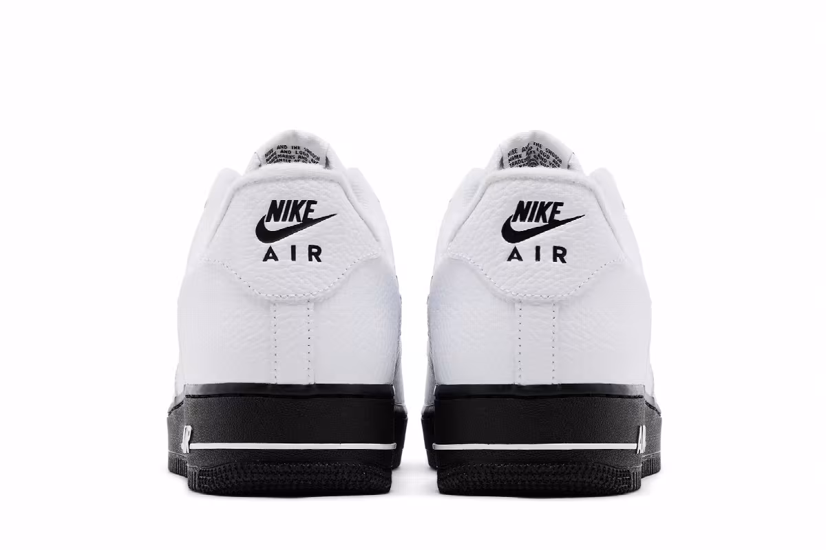 Nike Air Force 1 White Black Jewel, view 7
