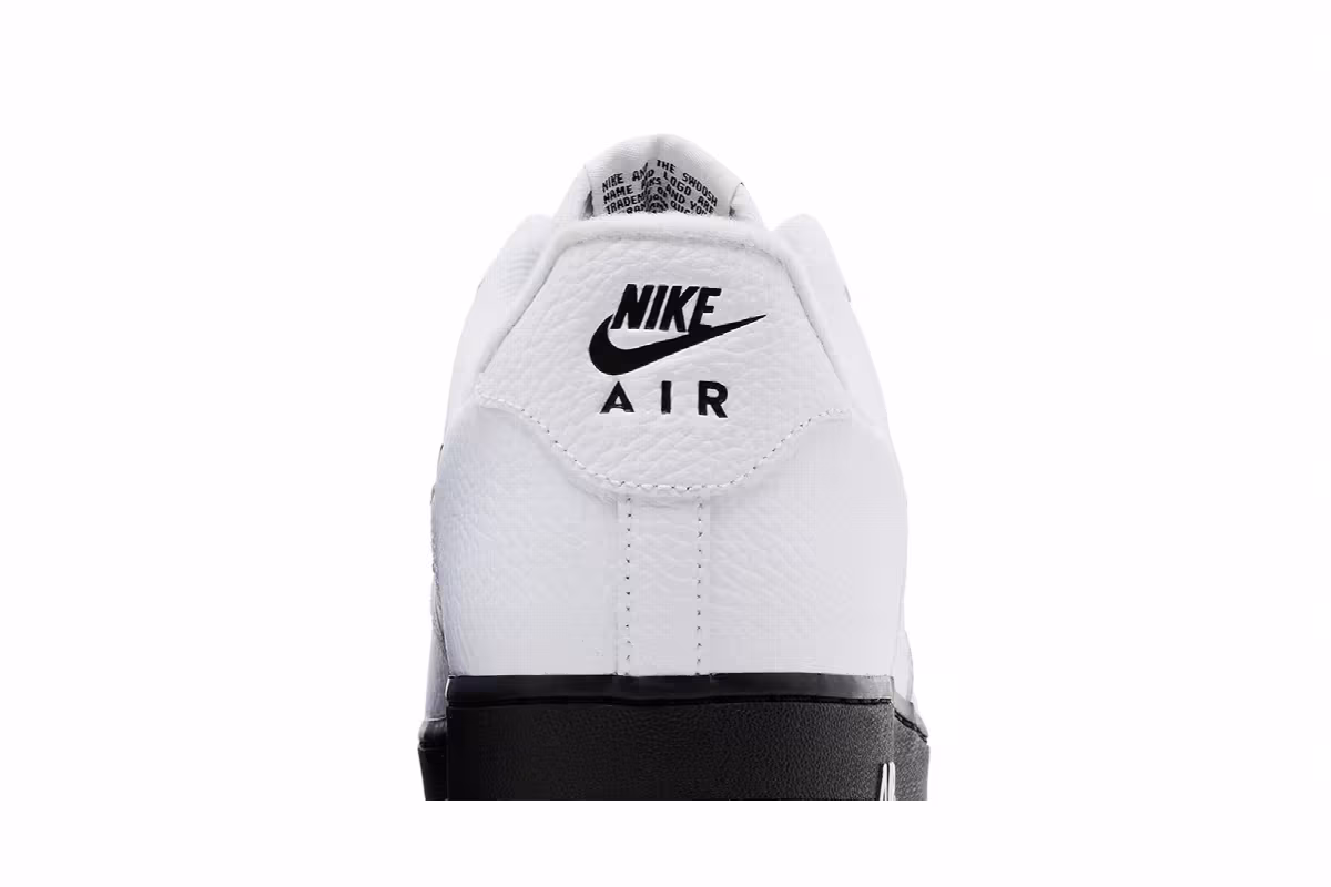 Nike Air Force 1 White Black Jewel, view 8