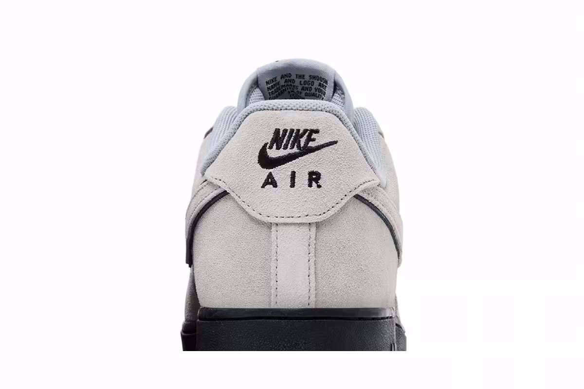 Nike Air Force 1 Smoke Grey Suede, view 8
