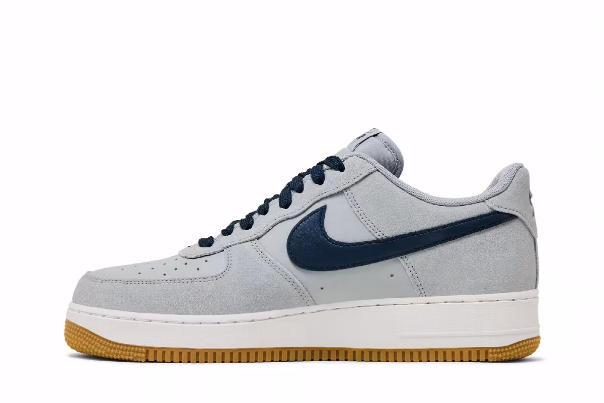 Nike Air Force 1 Light Smoke Grey Navy, view 4