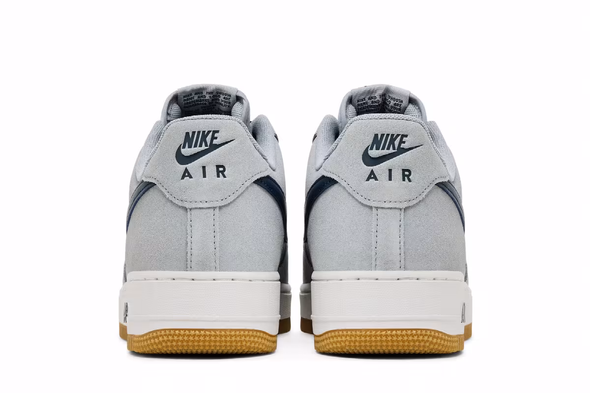 Nike Air Force 1 Light Smoke Grey Navy, view 7