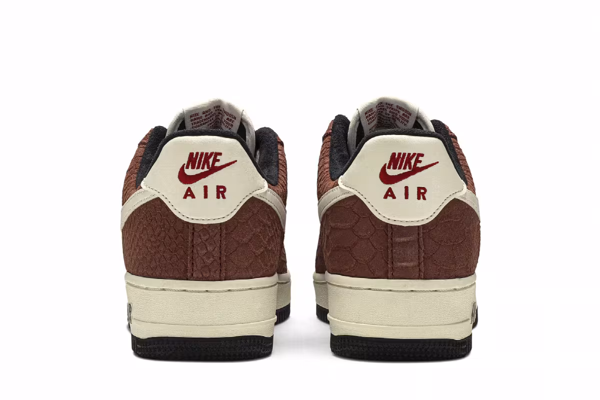 Nike Air Force 1 Low PRM Red Bark, view 7