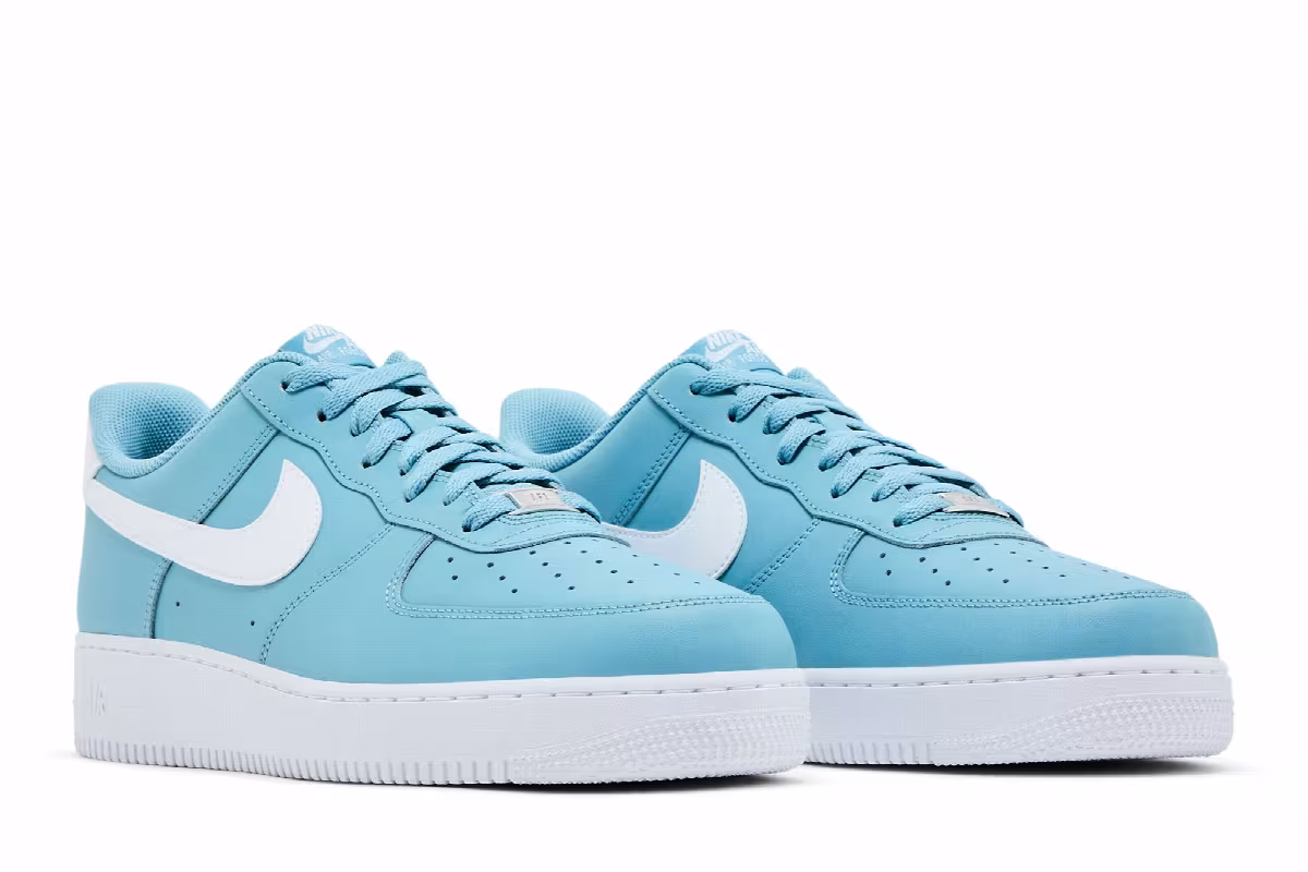 Nike Air Force 1 Denim Turquoise, view 9
