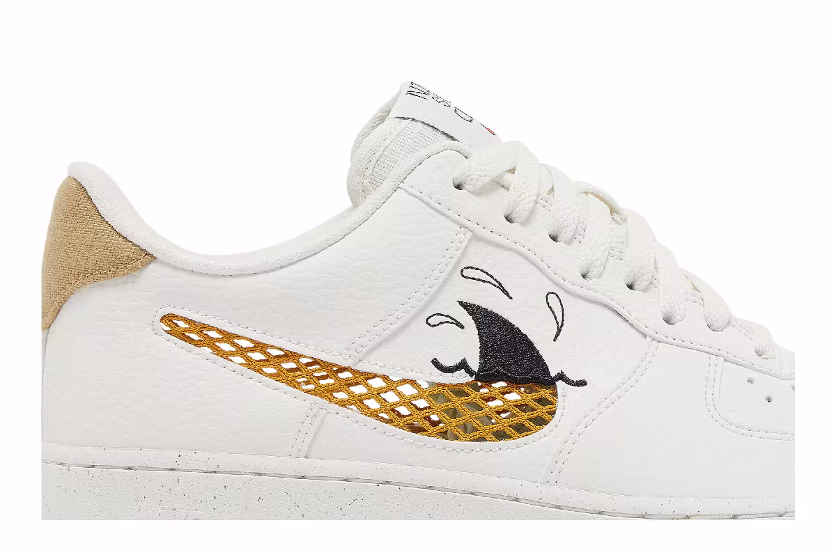 Nike Air Force 1 Low Sun Club - White Shark's Fin, view 3
