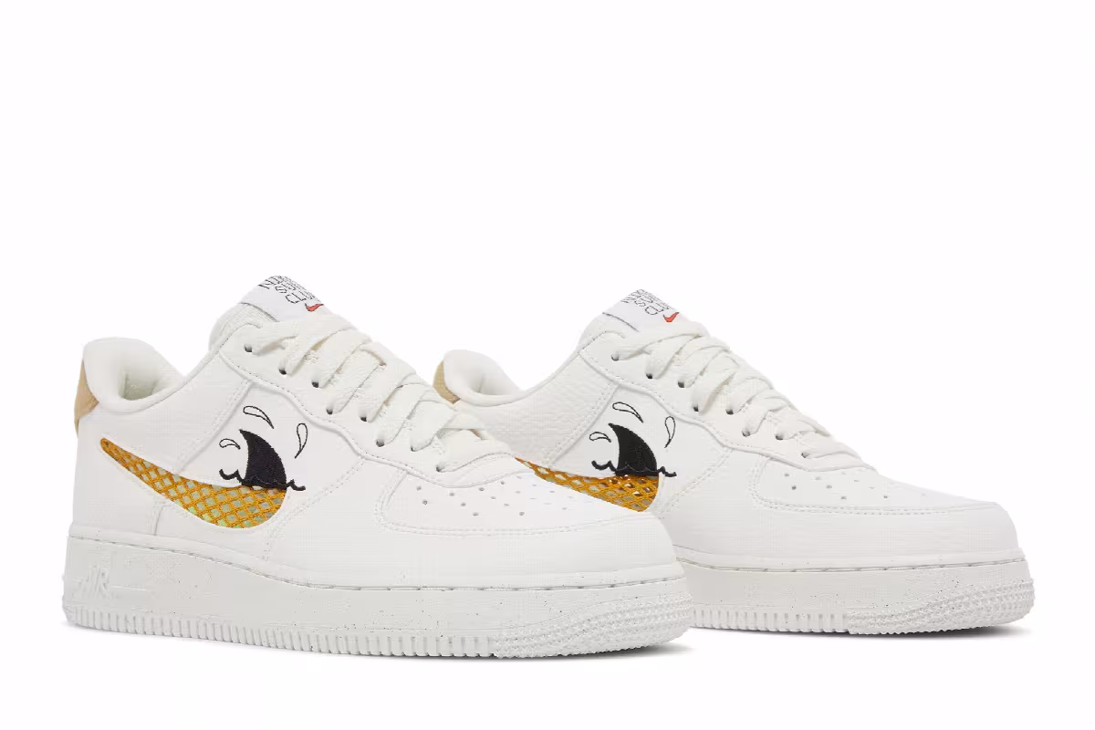 Nike Air Force 1 Low Sun Club - White Shark's Fin, view 9