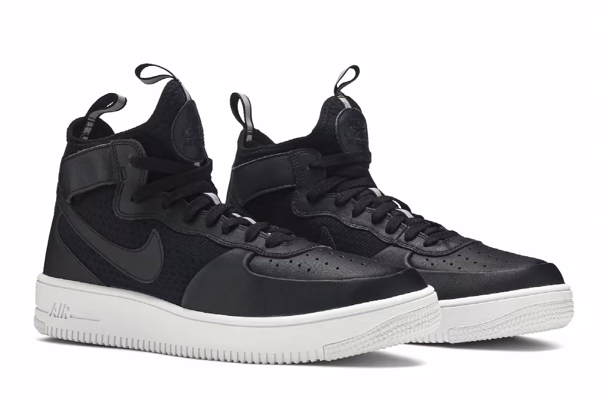 Nike Air Force 1 Ultraforce Mid Black, view 9