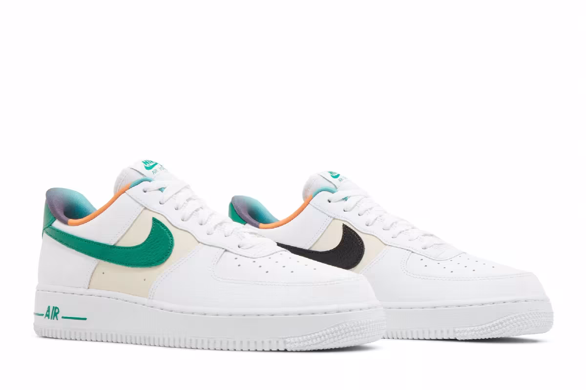 Nike Air Force 1 Low White Malachite, view 9