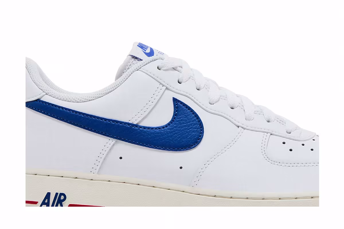 Nike Air Force 1 USA - White Game Royal, view 3