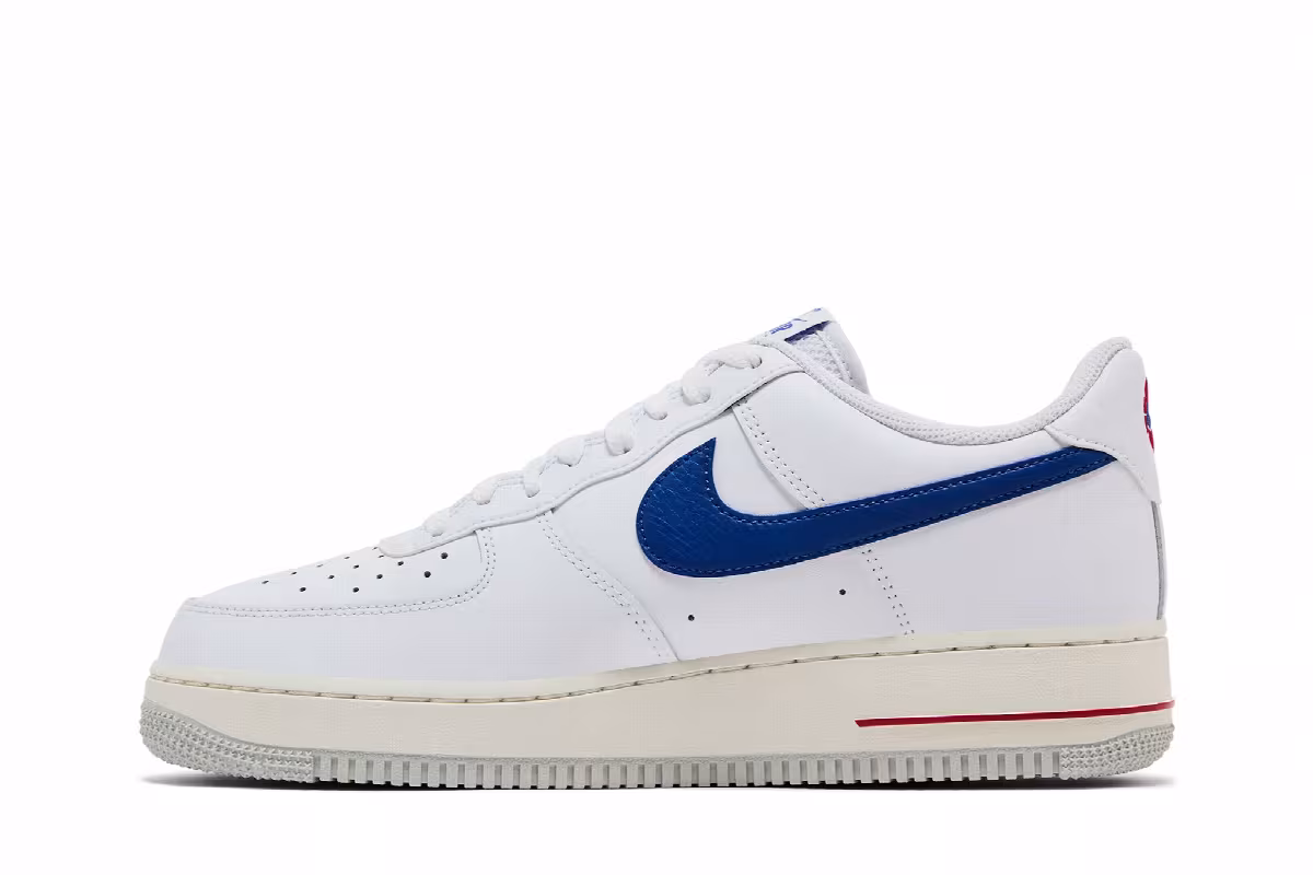 Nike Air Force 1 USA - White Game Royal, view 4