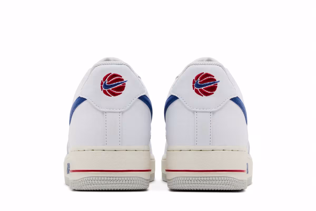 Nike Air Force 1 USA - White Game Royal, view 7