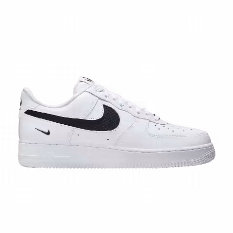Nike Air Force 1'Nylon Swoosh - Black White'