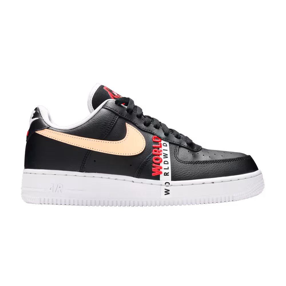 Nike Air Force 1 Low Worldwide Pack - Black Crimson