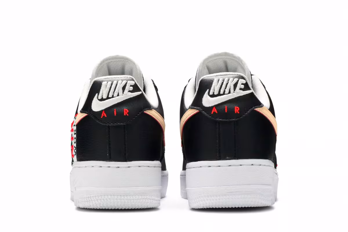 Nike Air Force 1 Low Worldwide Pack - Black Crimson, view 7