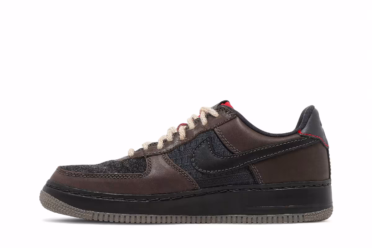 Nike Air Force 1 Low Inside Out Baroque Brown Black, view 4