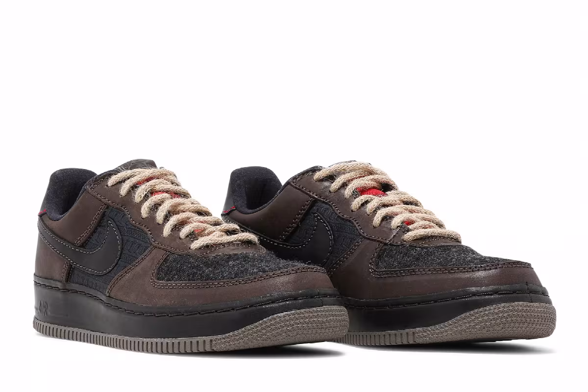 Nike Air Force 1 Low Inside Out Baroque Brown Black, view 9