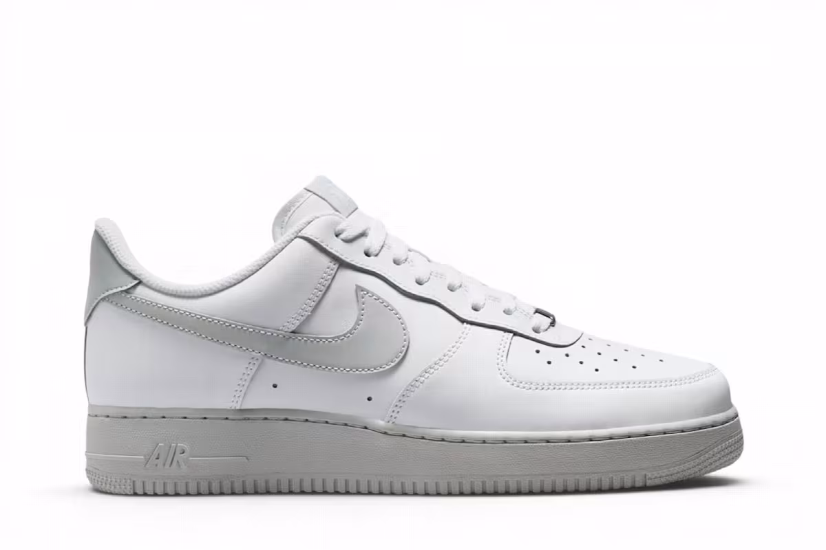 Nike Air Force 1 Summit White Strata Grey, view 2