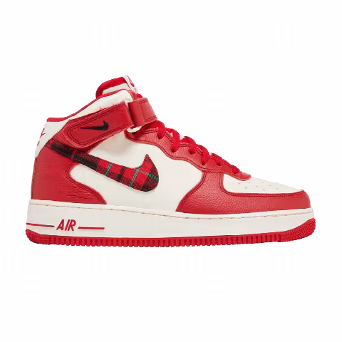 Nike Air Force 1 Mid '07 LX 'Red Plaid'