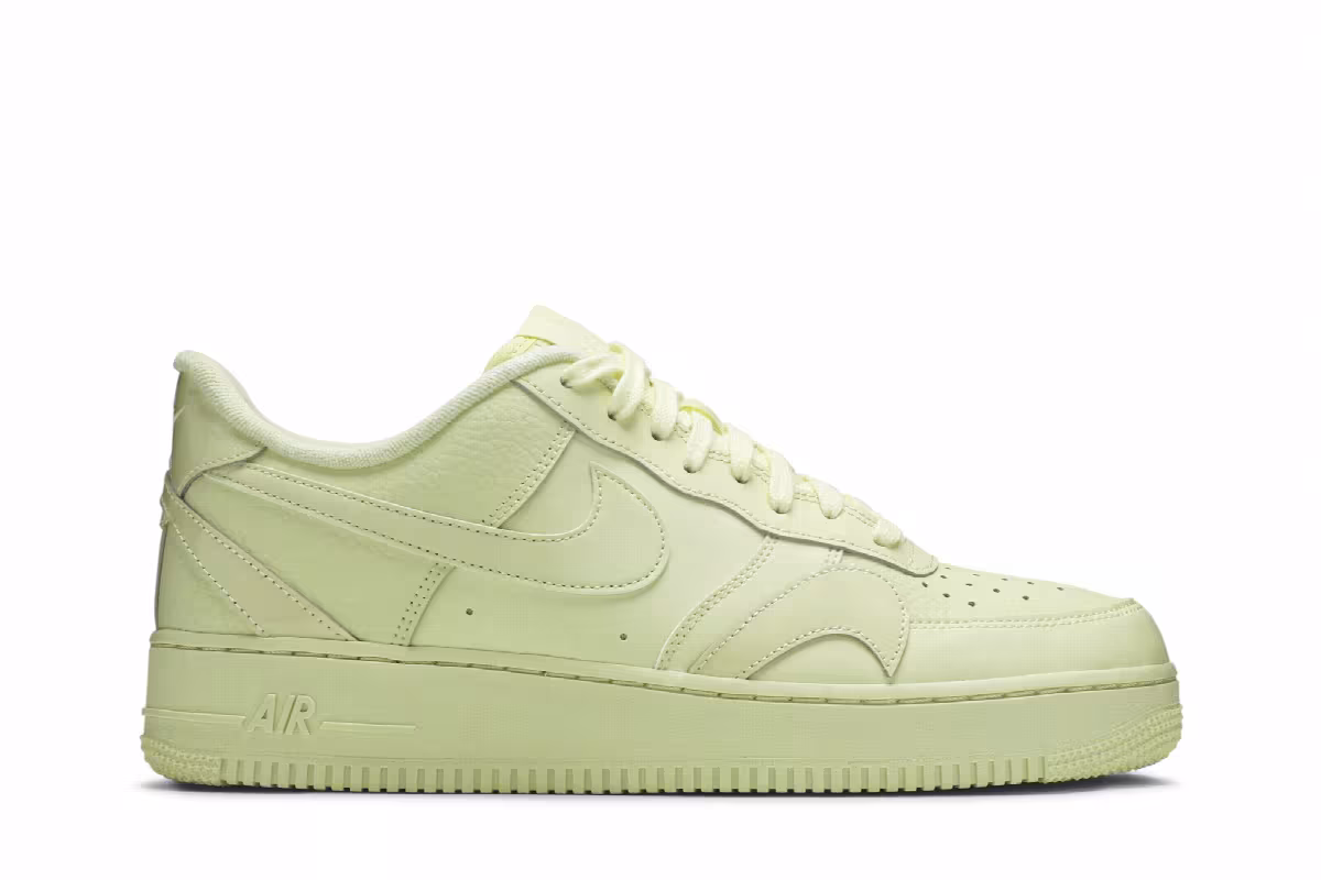 Nike Air Force 1 Low Misplaced Swoosh - Pale Yellow, view 2