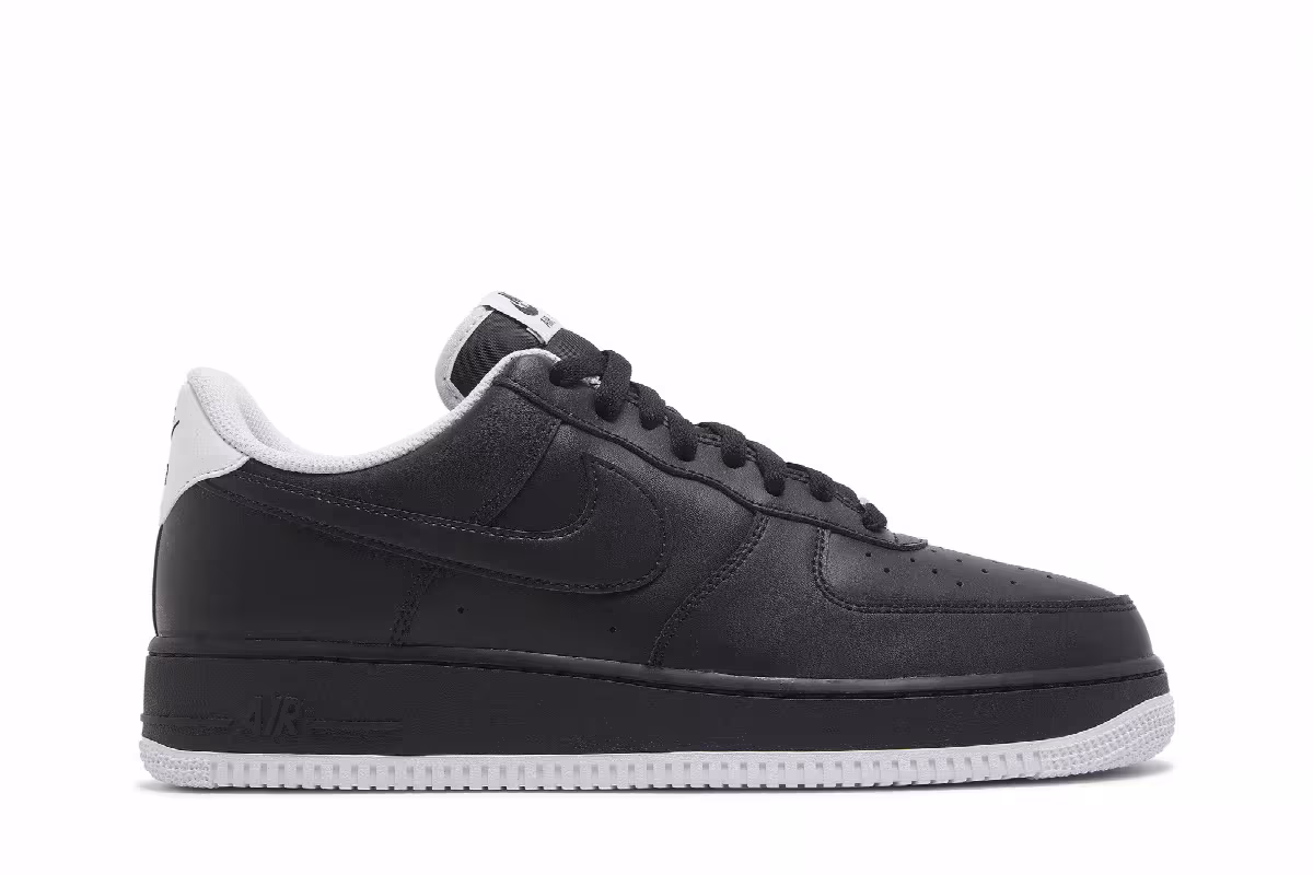 Nike Air Force 1 Double Black White, view 2