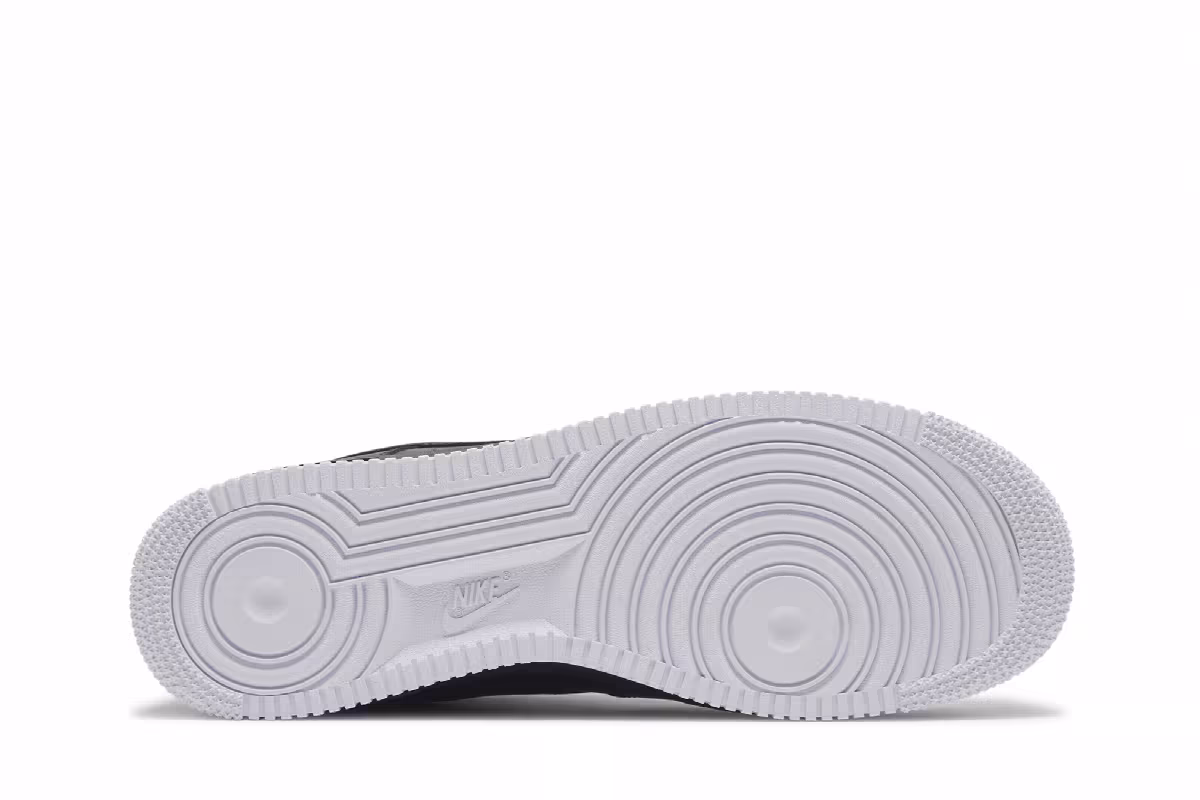 Nike Air Force 1 Double Black White, view 5