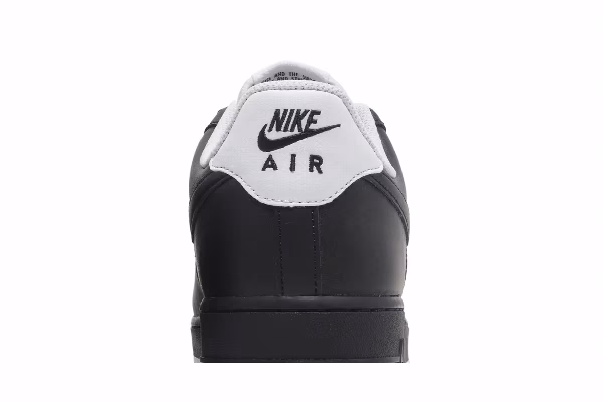 Nike Air Force 1 Double Black White, view 8