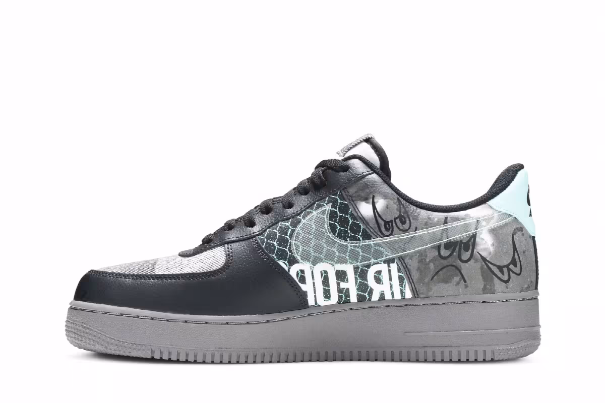 Nike Air Force 1 Low Premium Off Noir, view 4