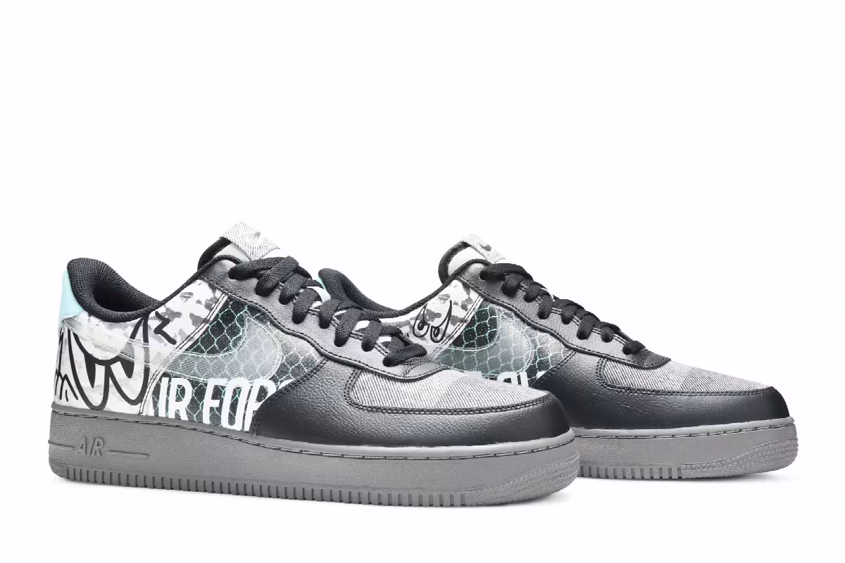 Nike Air Force 1 Low Premium Off Noir, view 9