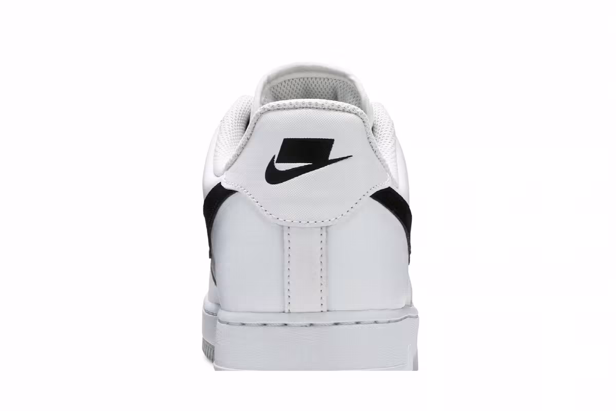 Nike Air Force 1 Low Transparent White Black, view 8
