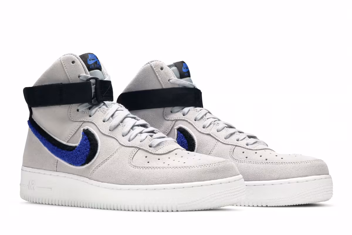 Nike Air Force 1 High Chenille Swoosh, view 9
