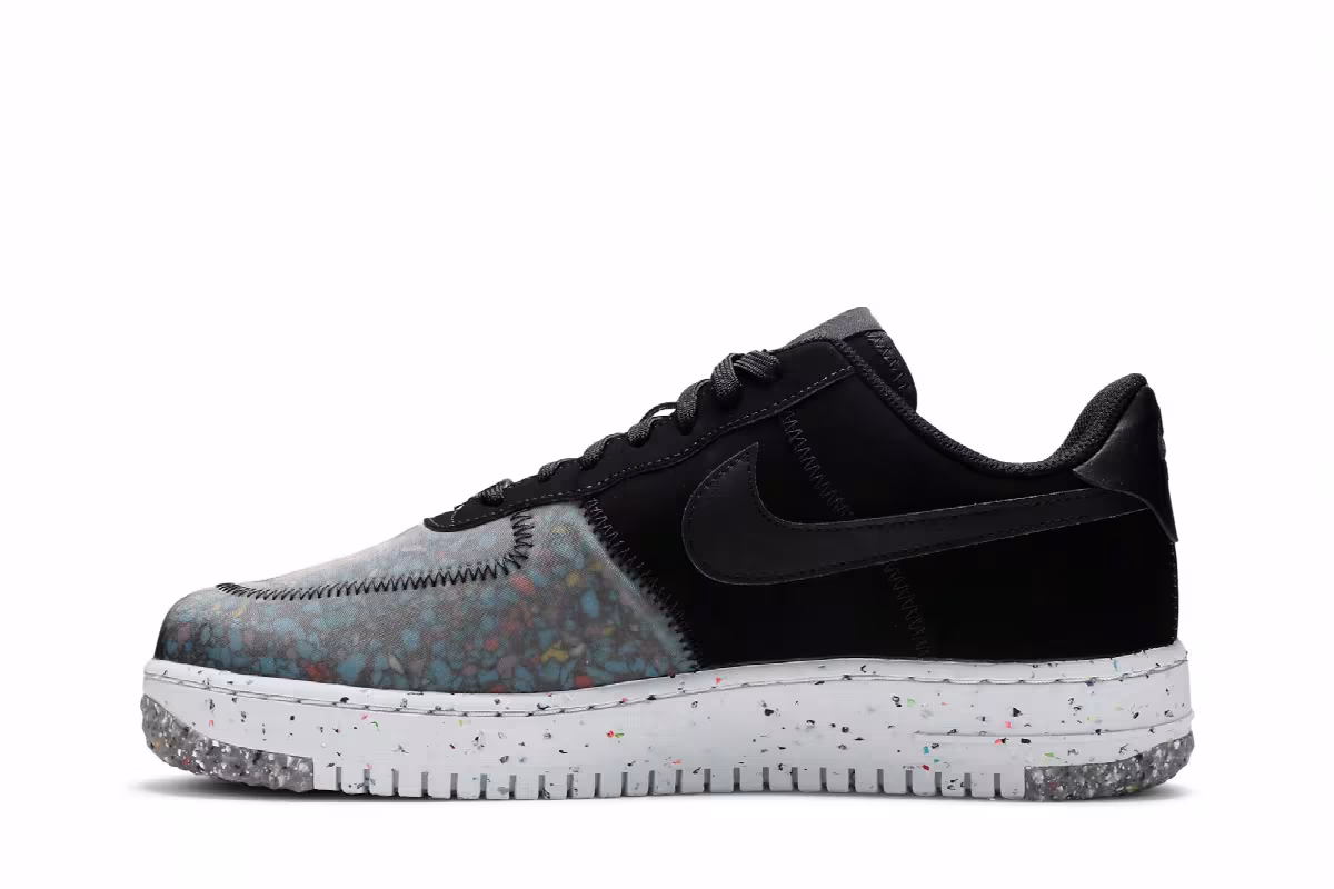 Nike Air Force 1 Crater Black Photon Dust, view 4