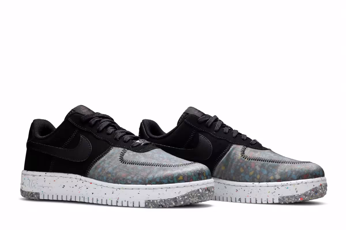 Nike Air Force 1 Crater Black Photon Dust, view 9