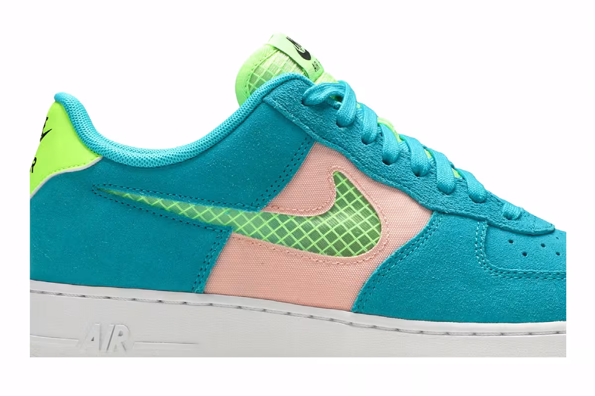 Nike Air Force 1 Low Oracle Aqua, view 3