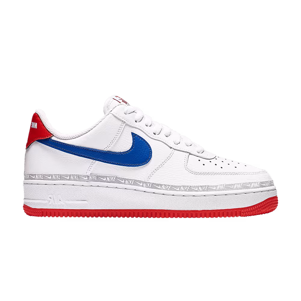 Nike Air Force 1 Low Overbranding - White Red Blue