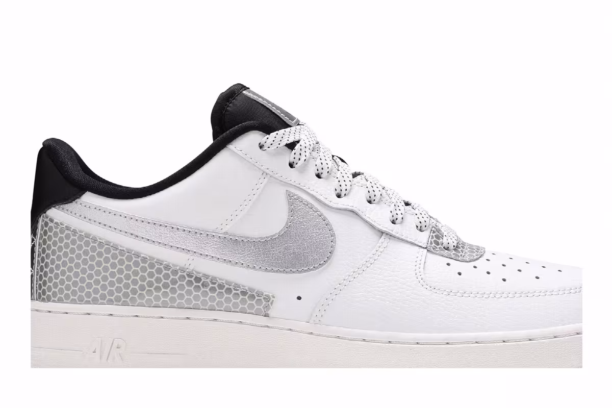 3M x Nike Air Force 1 Low White, view 3