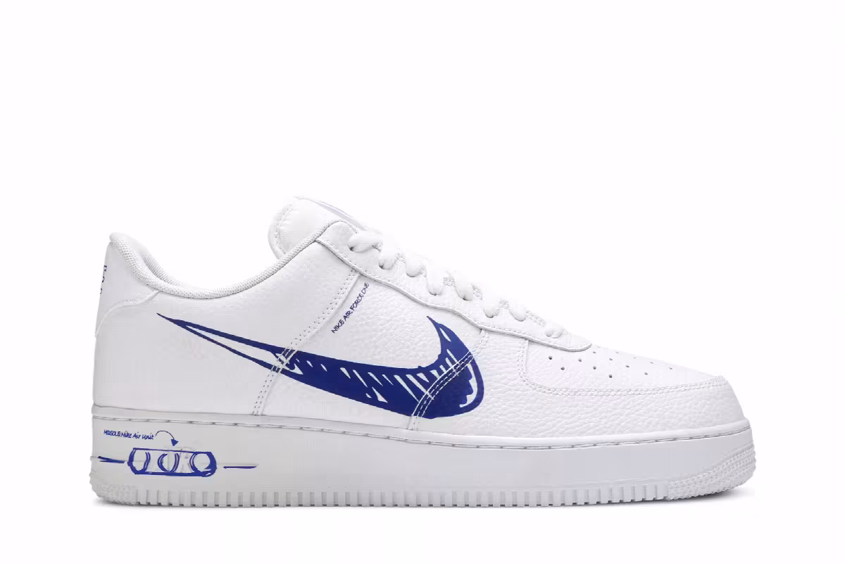Nike Air Force 1 Low Sketch, view 2