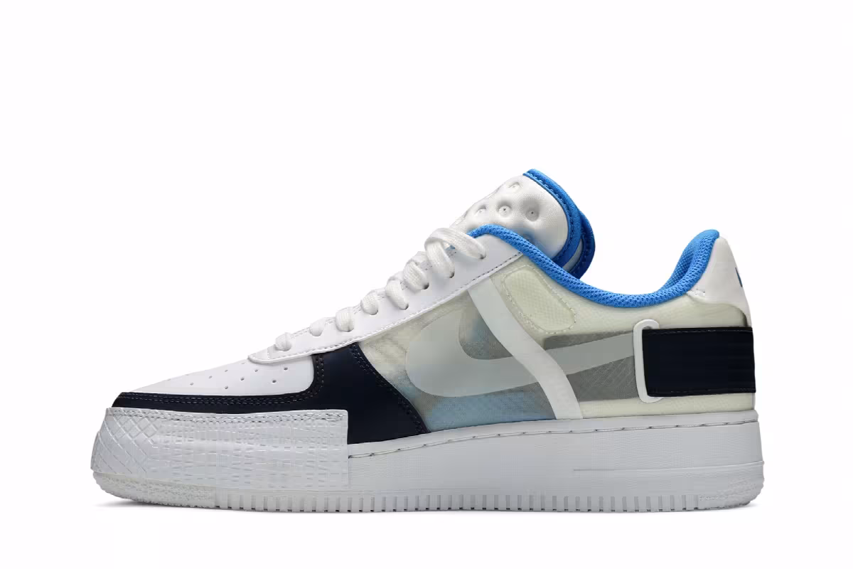 Nike Air Force 1 Type Green Blue, view 4