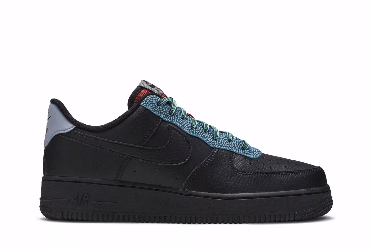 Nike Air Force 1 Black Obsidian Mist, view 2