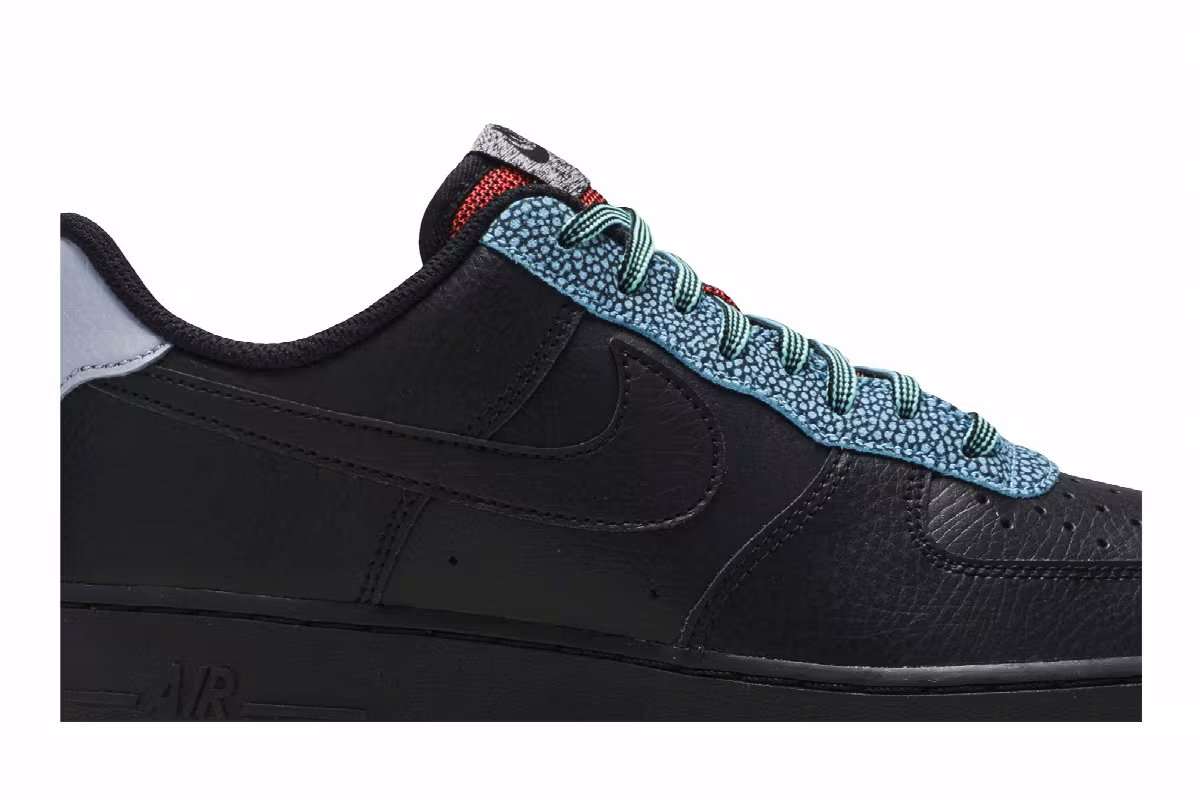 Nike Air Force 1 Black Obsidian Mist, view 3