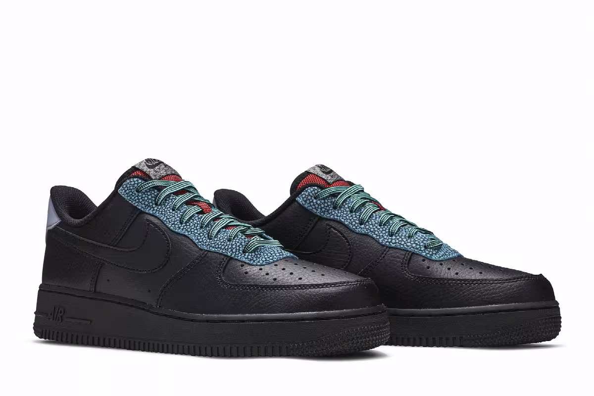 Nike Air Force 1 Black Obsidian Mist, view 9