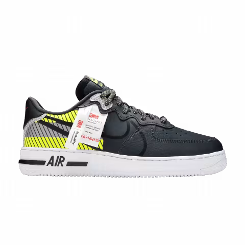 3M x Nike Air Force 1 React LX 'Anthracite Volt'