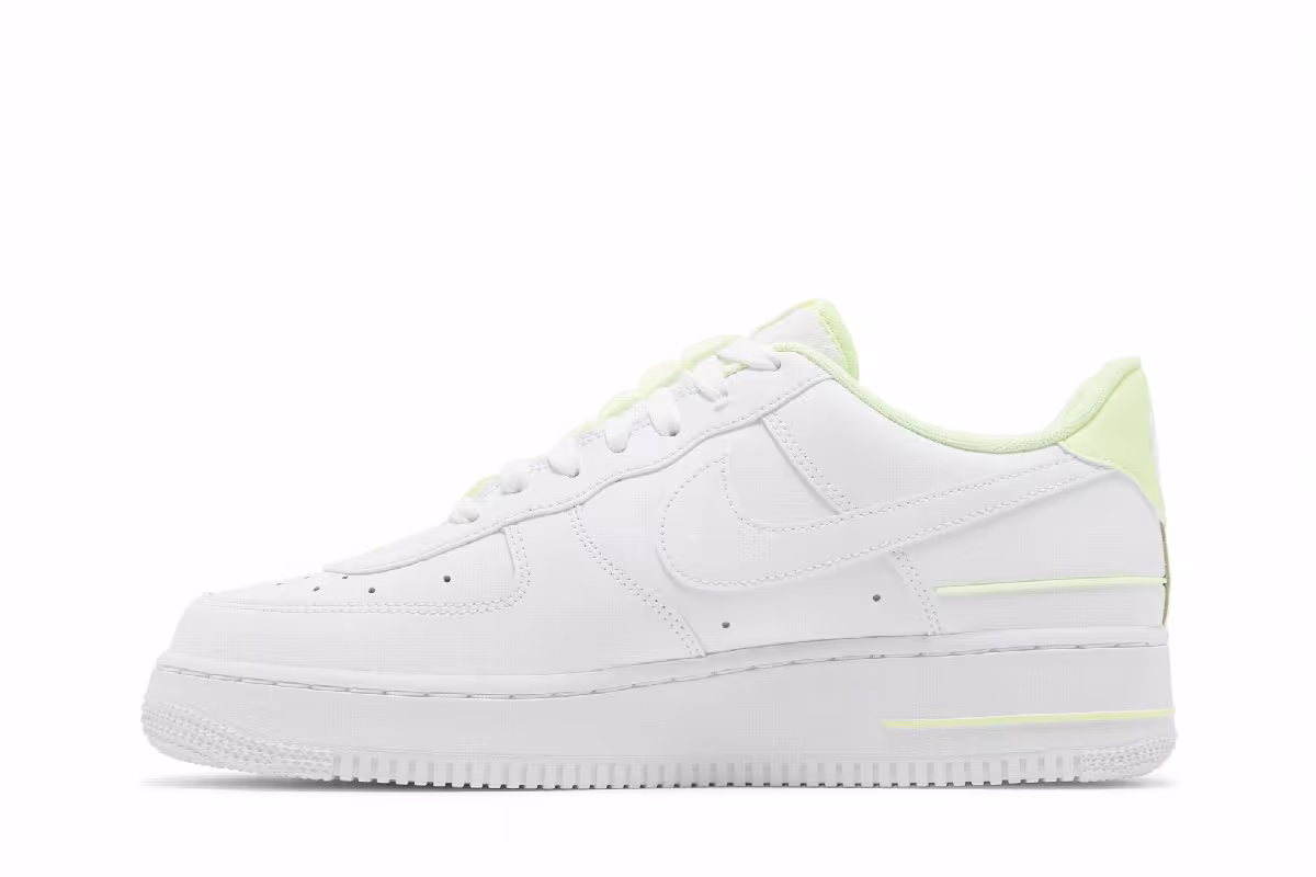 Nike Air Force 1 Double Air Pack - White Barely Volt, view 4