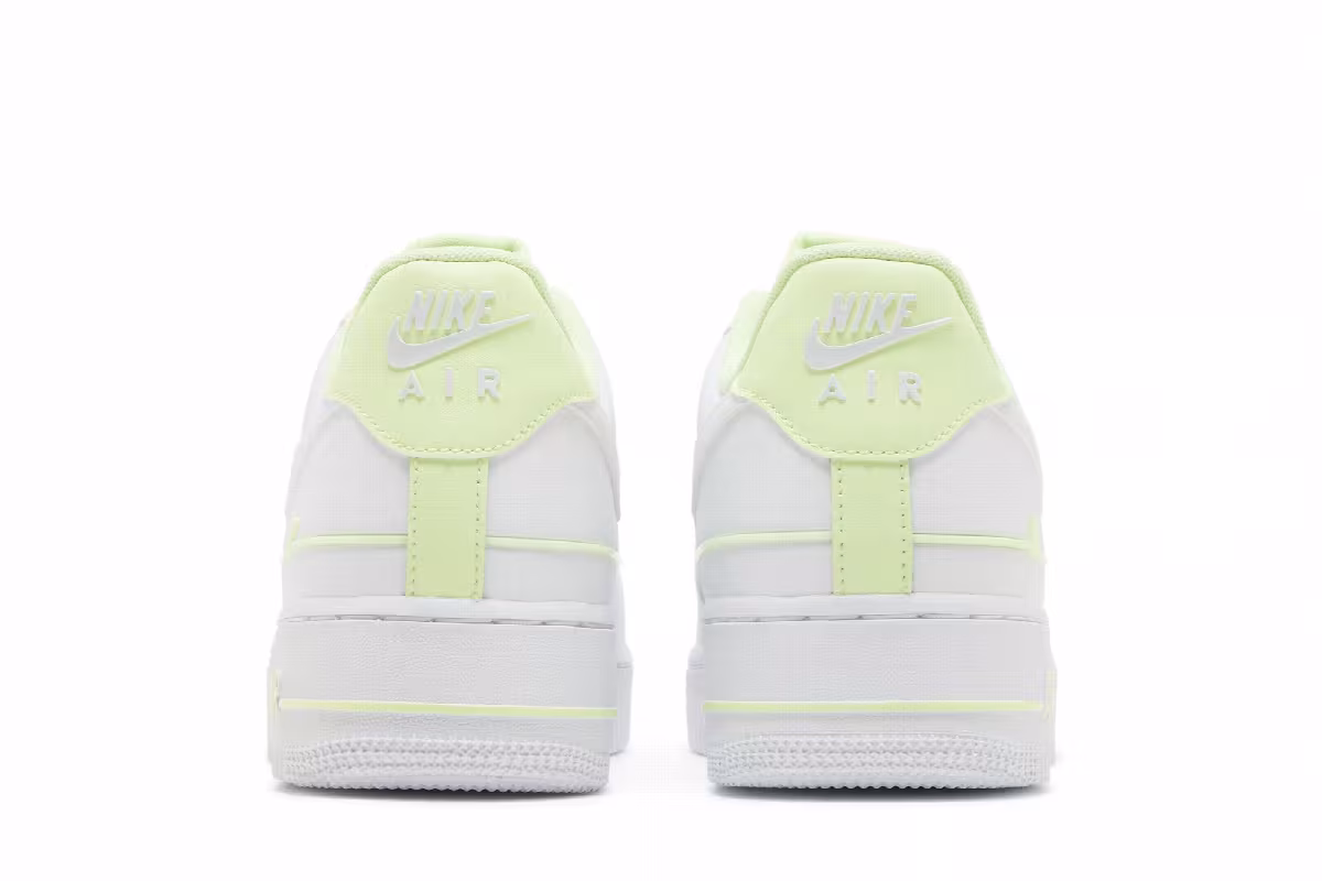 Nike Air Force 1 Double Air Pack - White Barely Volt, view 7